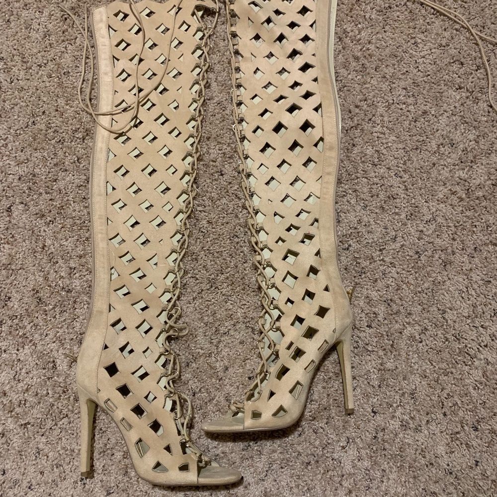 Thigh high heels